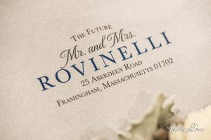 An invitation to Mr. and Mrs. Rovinelli’s wedding