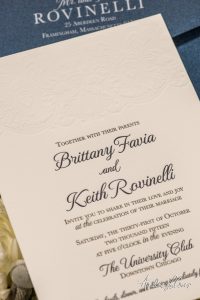 Two different wedding invitations